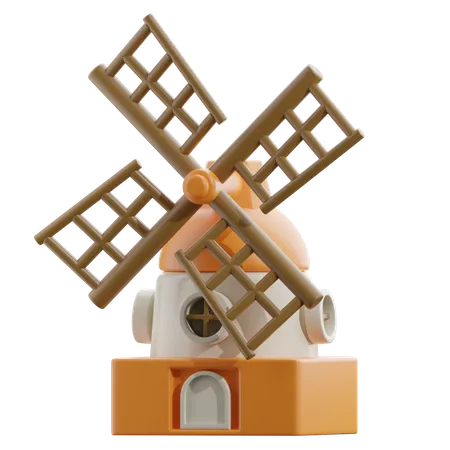 Windmill  3D Icon