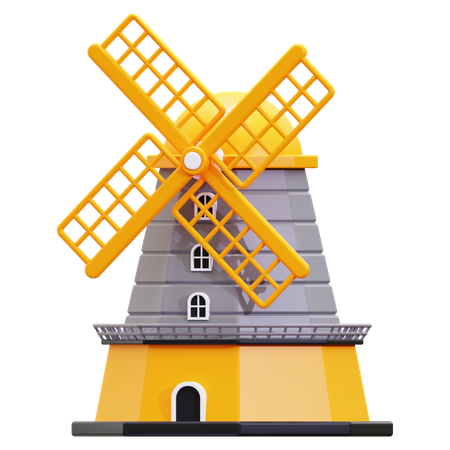 Windmill  3D Icon