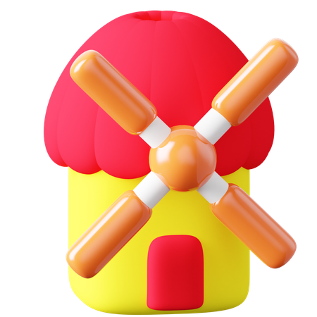 Windmill  3D Icon