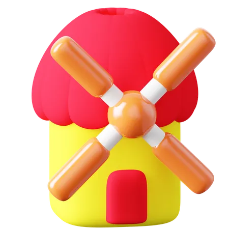 Windmill  3D Icon