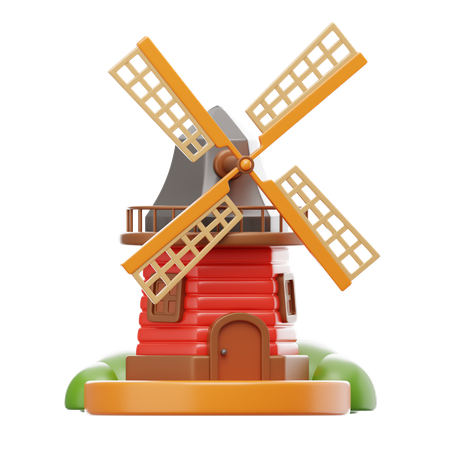 Windmill  3D Icon