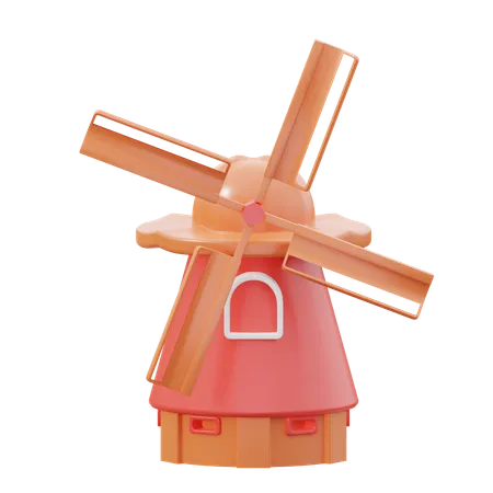 Windmill  3D Icon