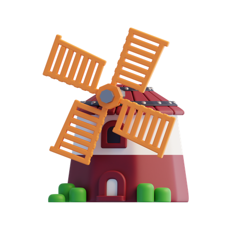 Windmill  3D Icon