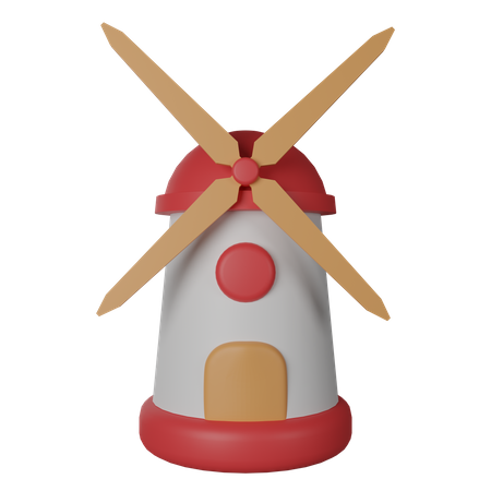 Windmill  3D Icon