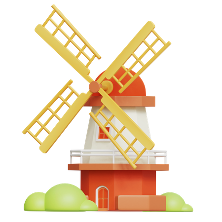 Windmill  3D Icon