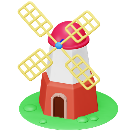 Windmill  3D Icon