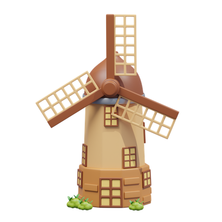 Windmill  3D Icon