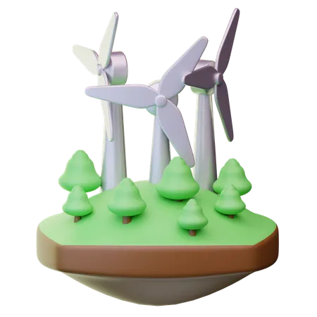Windmill  3D Icon