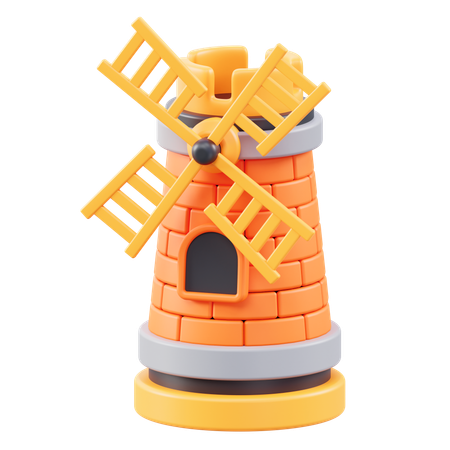 Windmill  3D Icon