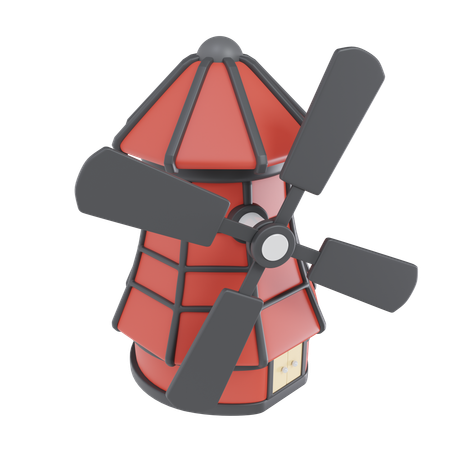 Windmill  3D Icon