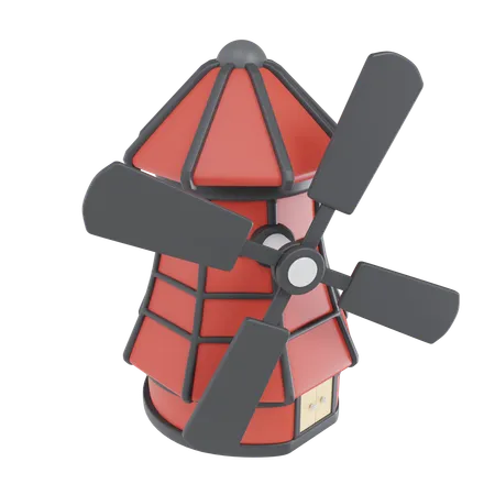 Windmill  3D Icon