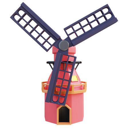 Windmill  3D Icon