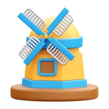 Windmill  3D Icon