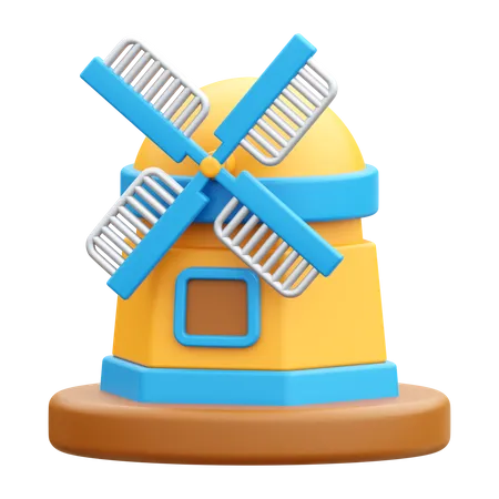 Windmill  3D Icon