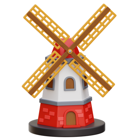 Windmill  3D Icon