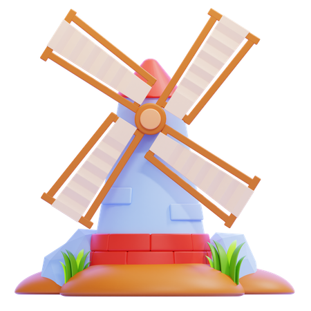 Windmill  3D Icon