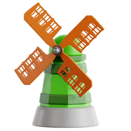 Windmill  3D Icon