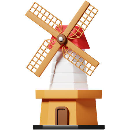 Windmill  3D Icon