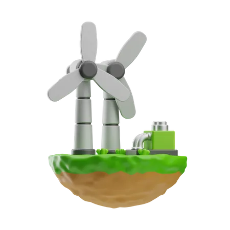 Windmill  3D Icon