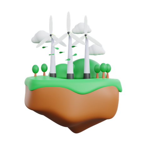 Windmill  3D Icon