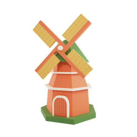 Windmill  3D Icon