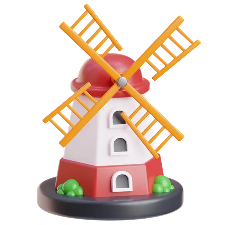 Windmill  3D Icon