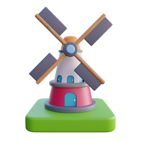 Windmill  3D Icon