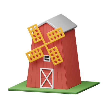 Windmill  3D Icon