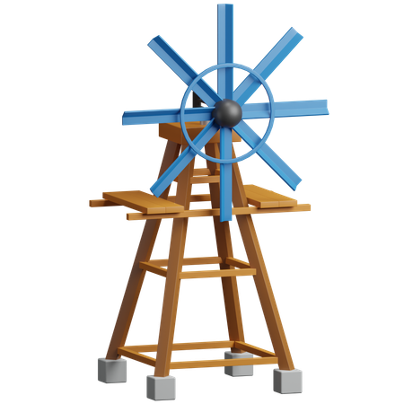 Windmill  3D Icon