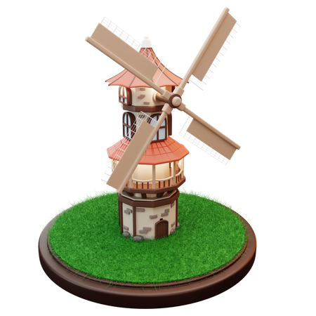 Windmill  3D Icon