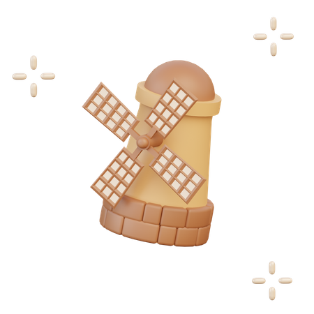 Windmill  3D Icon