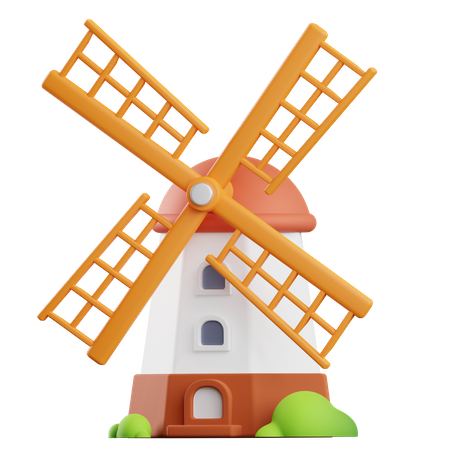 Windmill  3D Icon