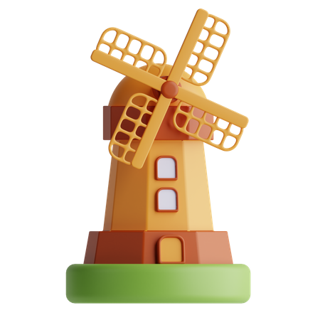 Windmill  3D Icon