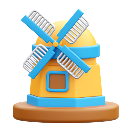 Windmill  3D Icon