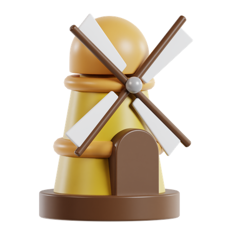 Windmill  3D Icon