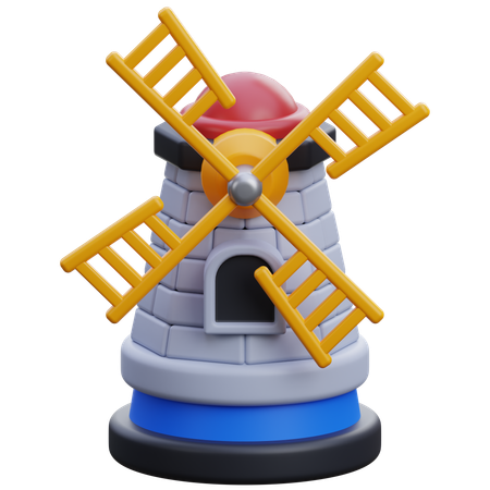 Windmill  3D Icon