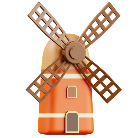Windmill  3D Icon