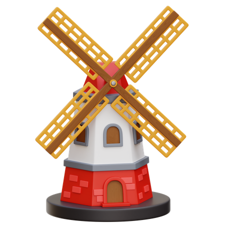 Windmill  3D Icon