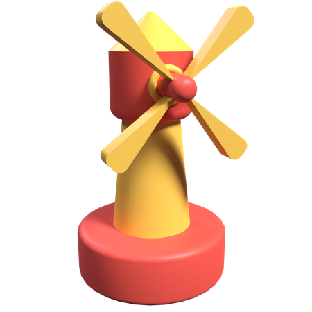 Windmill  3D Icon