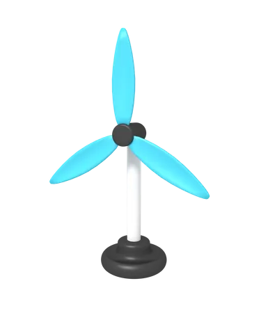 3 D Icon Of Windmill 3D Icon