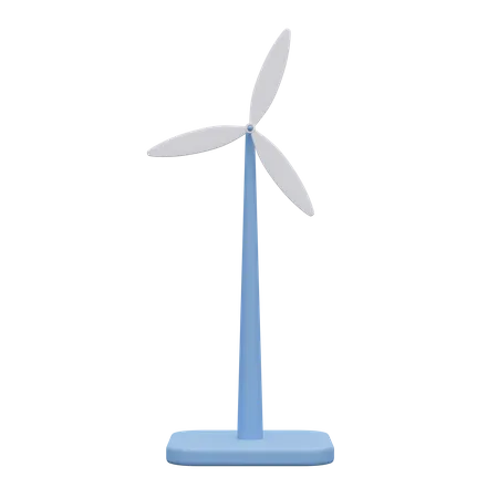 Windmill Green Energy 3 D Icon Illustration 3D Icon