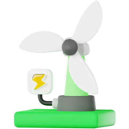 Windmill 3 D Icon 3D Icon