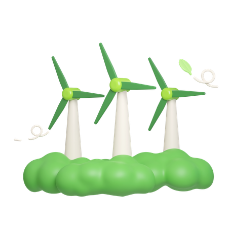 Windmill Farm  3D Icon