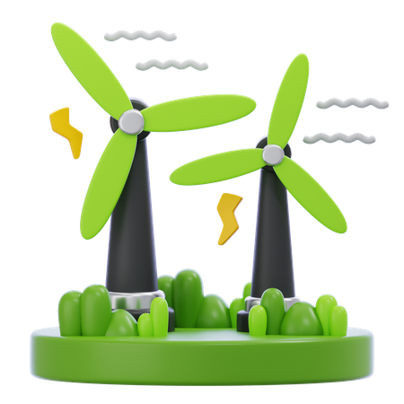 Windmühle  3D Icon