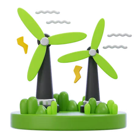 Windmühle  3D Icon