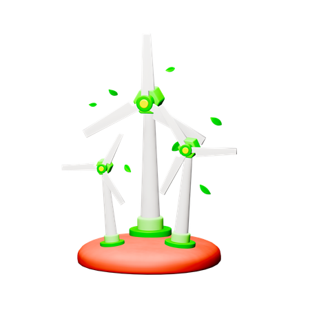 Windmühle  3D Icon