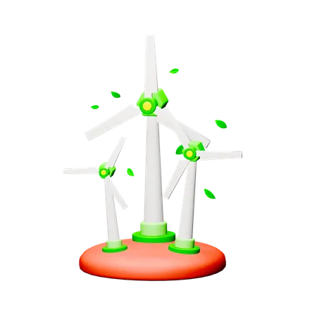 Windmühle  3D Icon