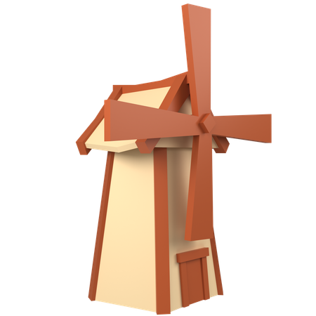 Windmühle  3D Icon