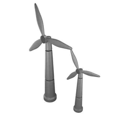 Windmühle  3D Icon