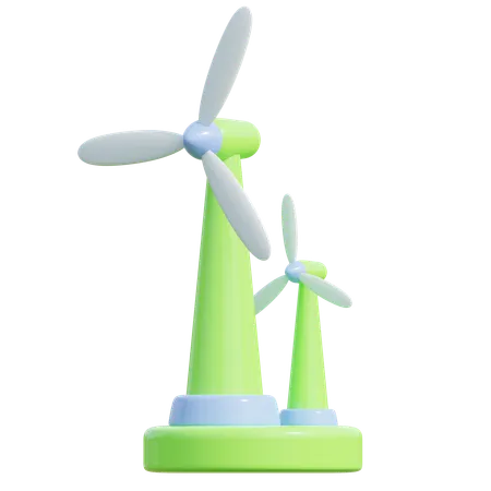 Windmühle  3D Icon